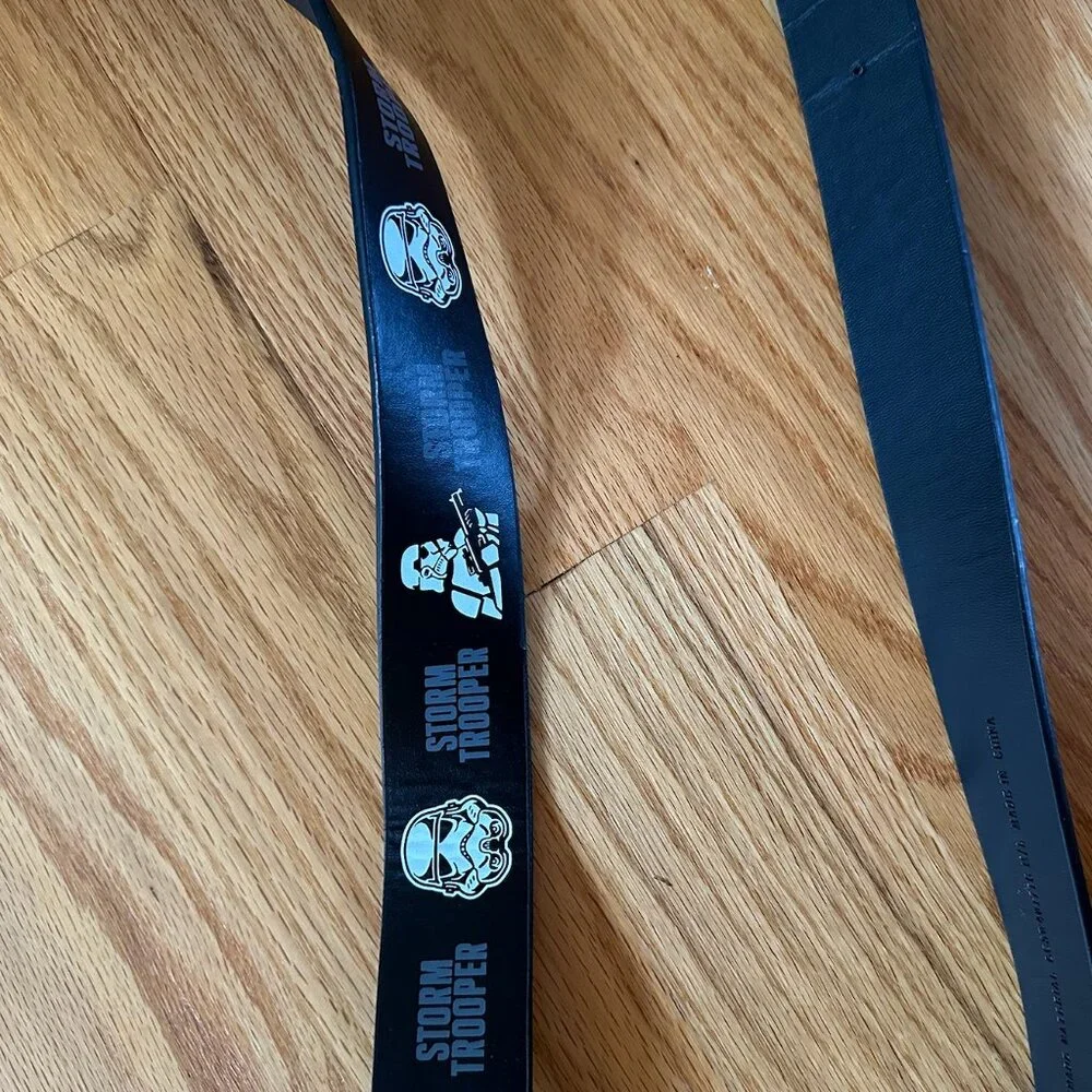 Star Wars Storm Trooper Children's Belt Black New with Tag/Hanger Disney M/L